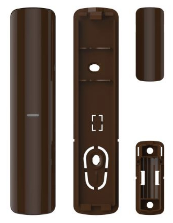 PLASTICHE MARRONI PER CONTATTO MAGNETICO - Allarmi e Videosorveglianza Professionale - MH Allarmi